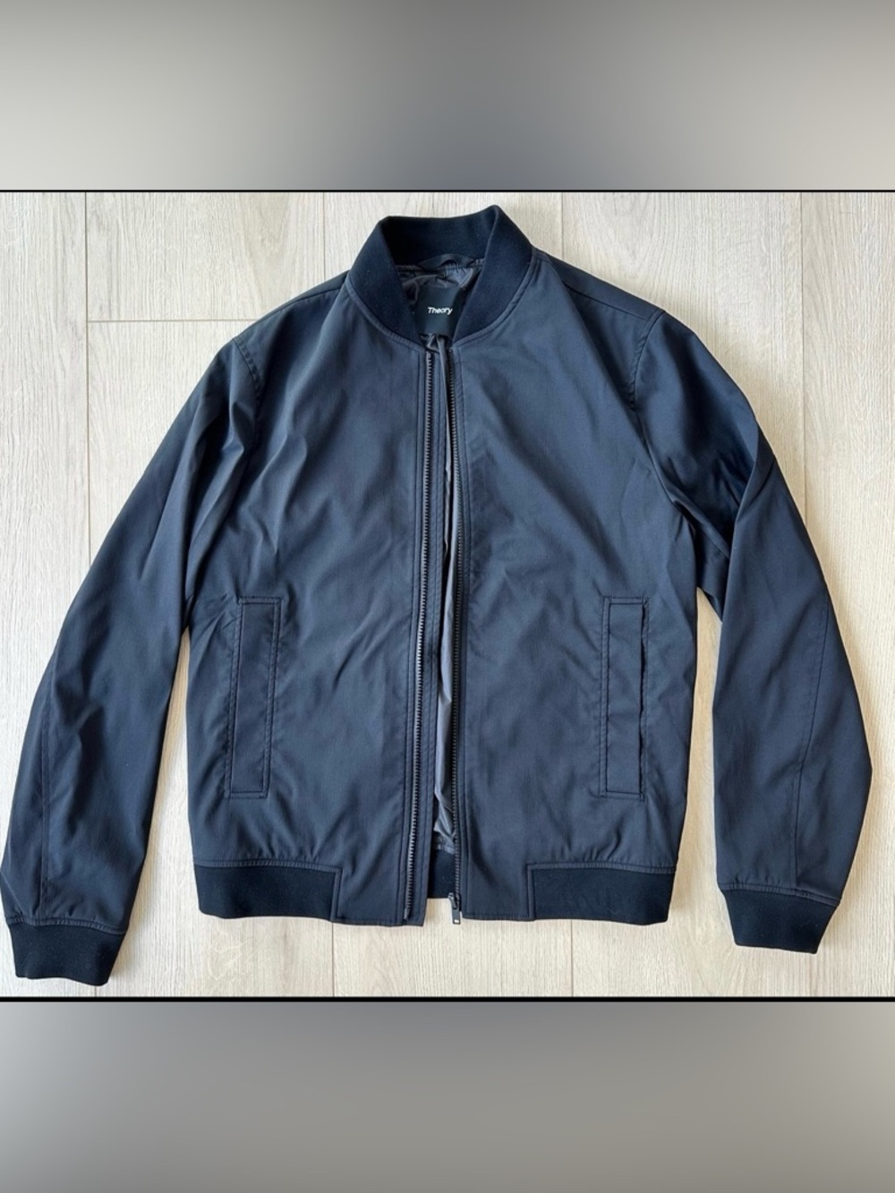 Theory Men's Black Bomber Jacket